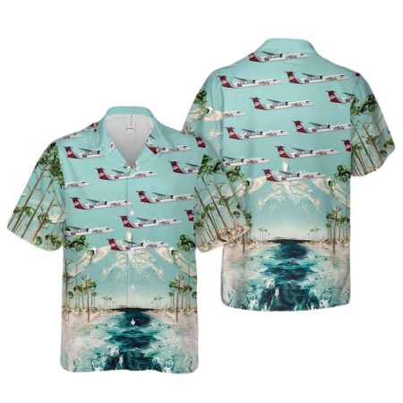 Alaska Airlines Q400 UM Hawaiian Shirt