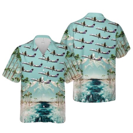 Alaska Airlines Q400 UW Hawaiian Shirt