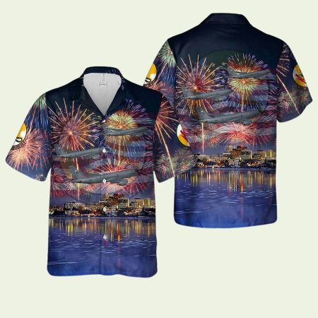 Alaska Air National Guard Air Refueling Wing Boeing Stratotanker 4Th Of July Hawaiian Shirt