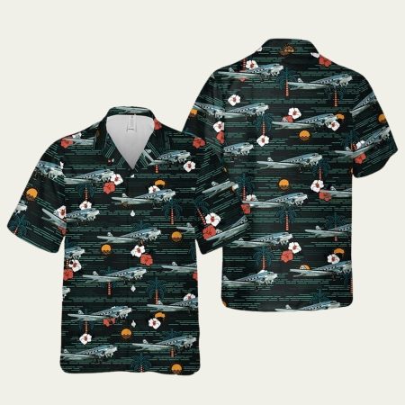 Alaska airlines douglas dc 3 hawaiian shirt