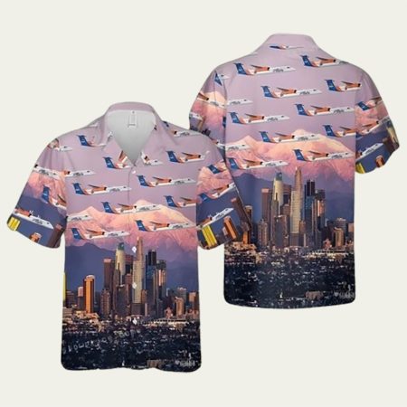 Alaska Airlines Q400 BSU Hawaiian Shirt