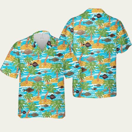 Alaska Halibut Hawaiian Shirt