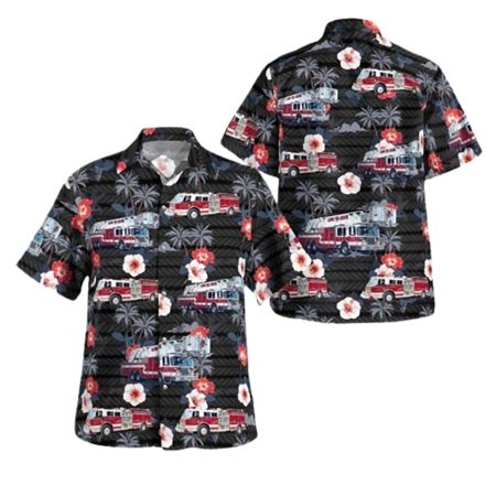Albion Fire Department Albion New York Hawaiian Shirt