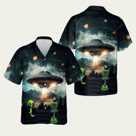 Alien Disgolf Hawaiian Shirt