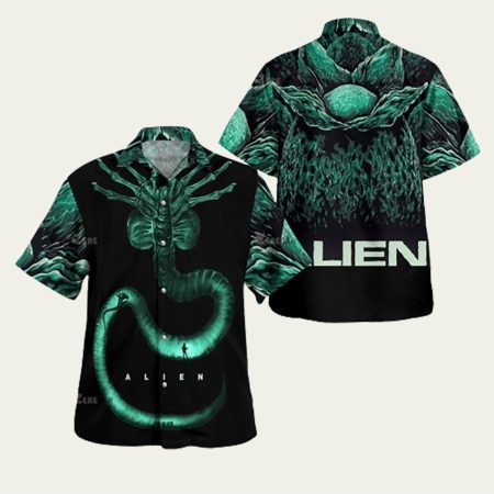 Alien Horror Hawaiian Shirt