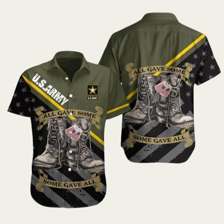 All gave some some gave all u s army hawaiian shirt