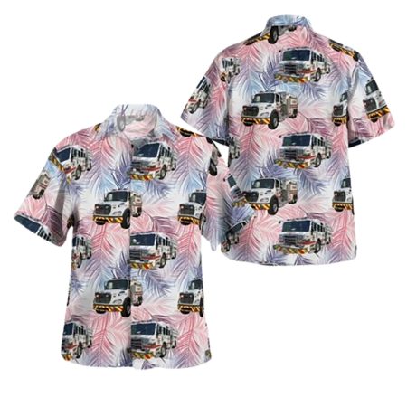 Allamuchy Fire Dept New Jersey Hawaiian Shirt