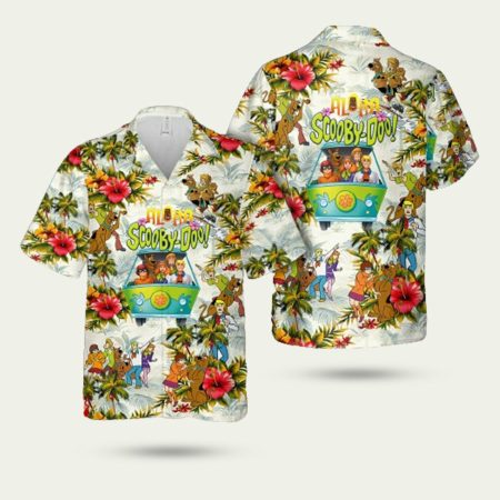 Aloha scooby doo friends at the summer beach hawaiian shirt