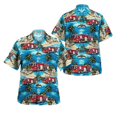 Alpha Nj Alpha Volunteer Fire Station 82 Hawaiian Shirt