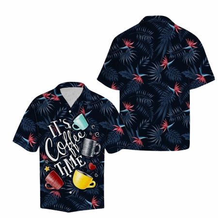 Amazing coffee time hawaiian shirt