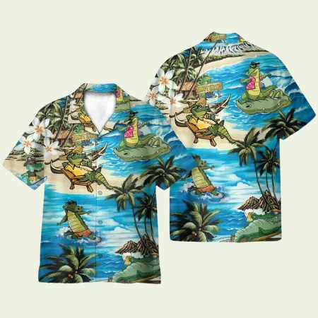 Amazing Crocodile Hawaiian Shirt