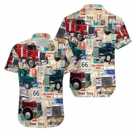 Amazing truck vintage hawaiian shirt