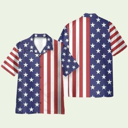 America Graphic Flag 4Th July America Independence Day Hawaiian Shirt