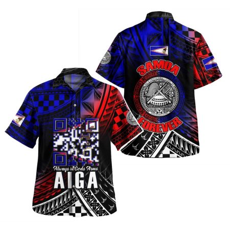 American Samoa Always In Gods Arms Hawaiian Shirt