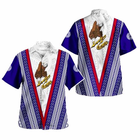American Samoa Tribal Flag Hawaiian Shirt