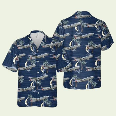 American Airlines Boeing Hawaiian Shirt