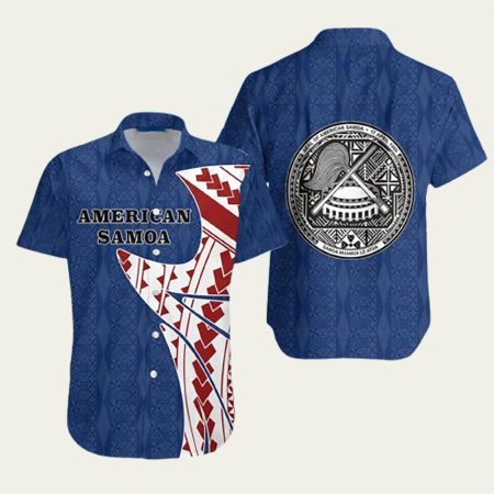 American Samoa Retro Summer Hawaiian Shirt