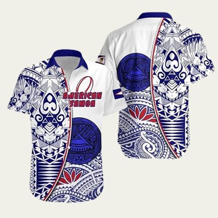 American Samoa Rugby Hawaiian Shirt