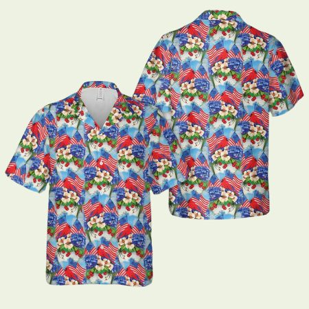 Americana Allover Patriotic Hawaiian Shirt