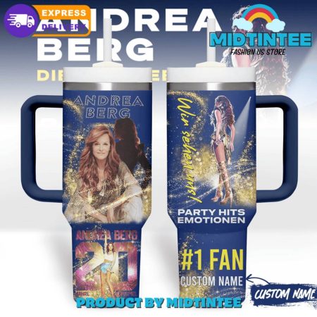 Andrea Berg Singer Party Hits Emotionen Customized  30oz or 40oz Tumbler With Handle HG