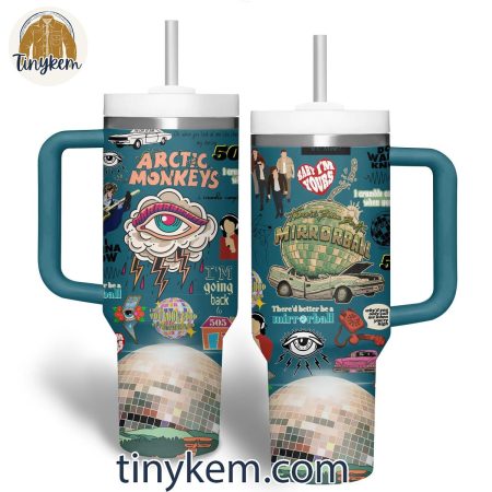 Arctic Monkeys 30oz or 40oz Stainless Steel Tumbler With Handle HG