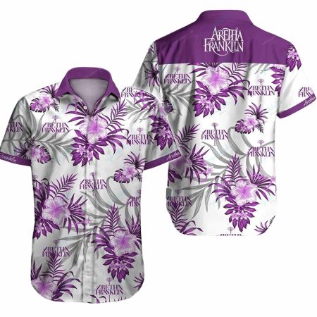 Aretha franklin queen of soul hawaiian shirt