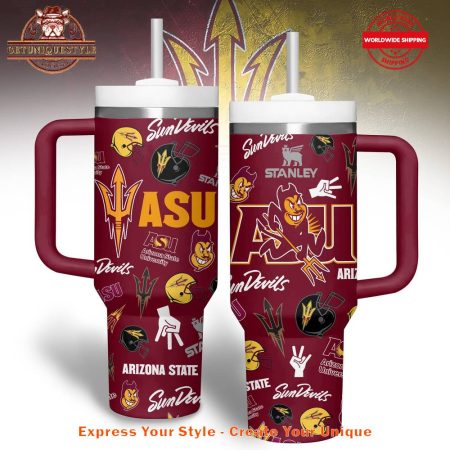 Arizona State Sun Devils Limited Edition 40oz   30oz or 40oz Stainless Steel Tumbler With Handle HG