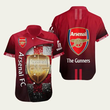 Arsenal The Gunners Hawaiian Shirt