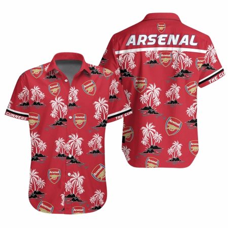 Arsenal f c hawaiian shirt