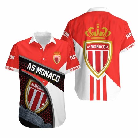 As monaco fc hawaiian shirt