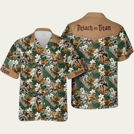 Attack On Titan 1 Hawaiian Shirt