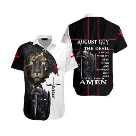 August Guy Until I Said Amen Jesus Hawaiian Shirt