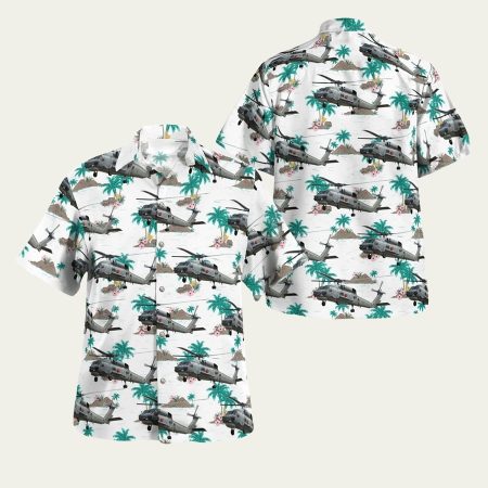 Australian Fleet Air Arm 816 Squadron Ran Sikorsky Astas70B2 Seahawk Hawaiian Shirt