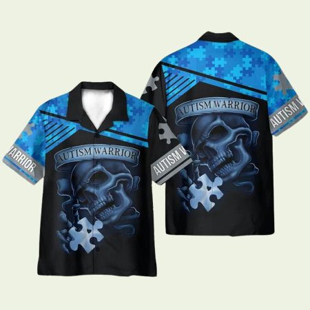 Autism Warrior Hawaiian Shirt