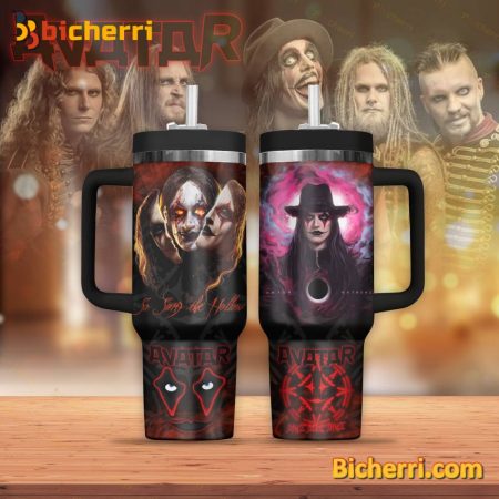 Avatar Dance Devil Dance 30oz or 40oz Stainless Tumbler With Handle NVA