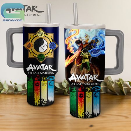 Avatar The Last Airbender Fan 30oz or 40oz Stainless Tumbler With Handle NVA