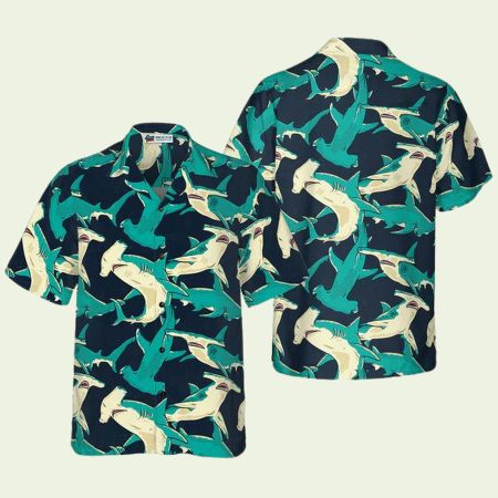 Awesome Shark Hawaiian Shirt