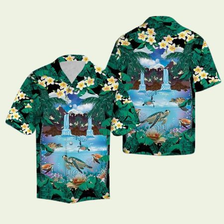 Awesome Turtle Hawaiian Shirt