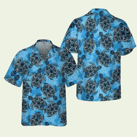 Awesome Turtle Hawaiian Shirt