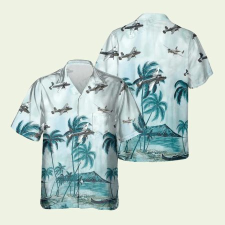 B25 Mitchell Dragon Hawaiian Shirt