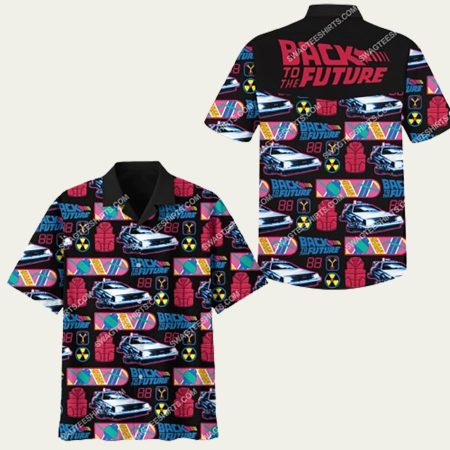 Back To The Future Colorful Retro SummerHawaiian Shirt