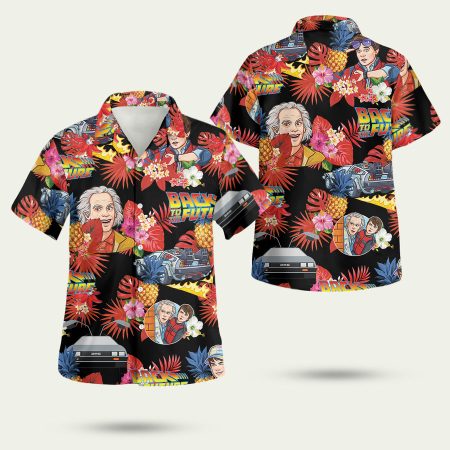 Back to the future music Hawaiian Shirt