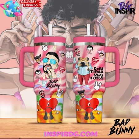 Bad Bunny Debi Tirar Más Fotos  30oz 40 oz Tumbler With Handle HG Cup