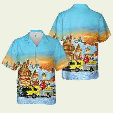Ball Pond Volunteer Fire Company Christmas Hawaiian Shirt