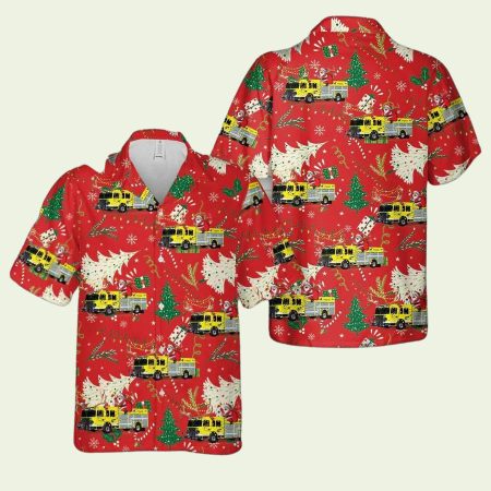 Ball Pond Volunteer Fire Company Christmas Hawaiian Shirt