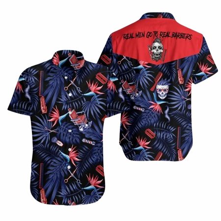 Barber game hawaiian shirt