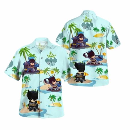 Batman dc comics batman summer time hawaiian shirt