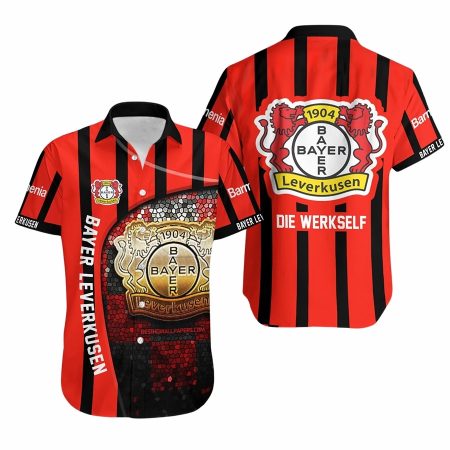 Bayer leverkusen die werkself hawaiian shirt