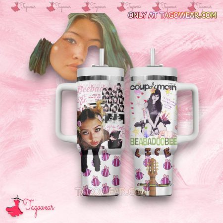 Beabadoobee Coup De Main HFN 30oz or 40oz Stainless Steel Tumbler With Handle
