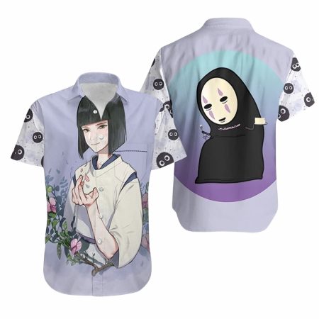 Beautiful nigihayami kohaku nushi flower spirited away ghibli studio anime fan 1 hawaiian shirt